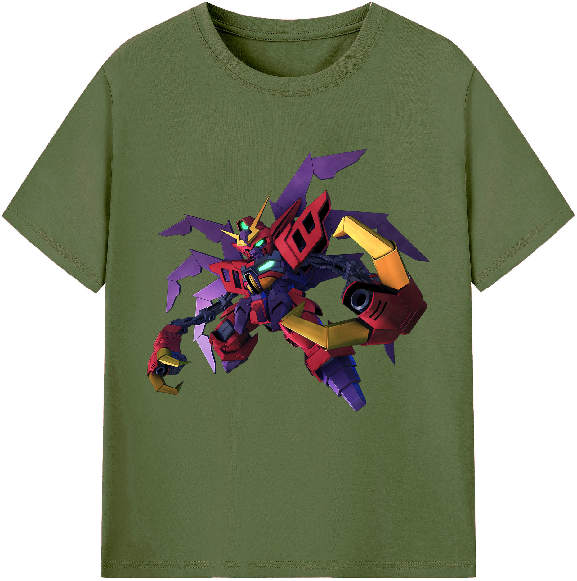 （画像用） 機動戦士ガンダム Mobile Suit Gundam 綿100％半袖Tシャツ（フロントプリント）